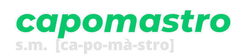 capomastro