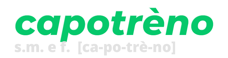 capotreno