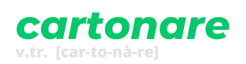 cartonare