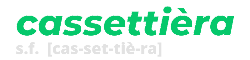 cassettiera