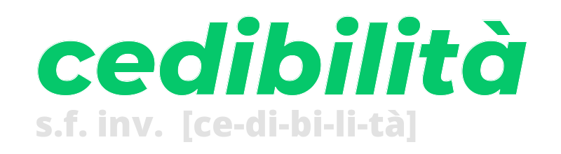 cedibilita