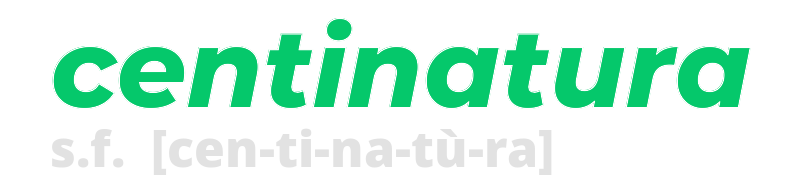 centinatura