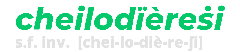 cheilodieresi