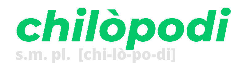 chilopodi