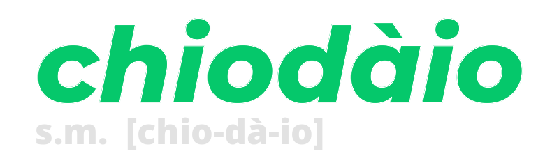 chiodaio