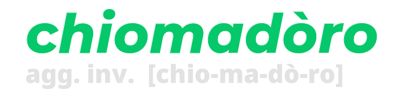 chiomadoro