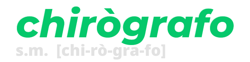 chirografo