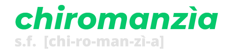 chiromanzia