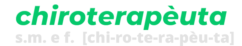 chiroterapeuta