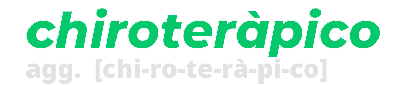 chiroterapico