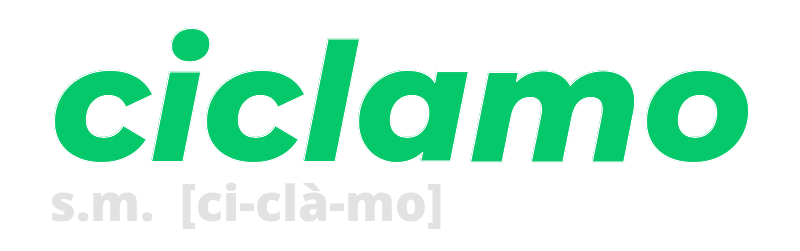 ciclamo