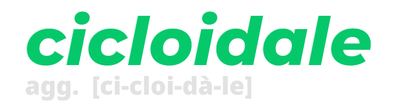 cicloidale