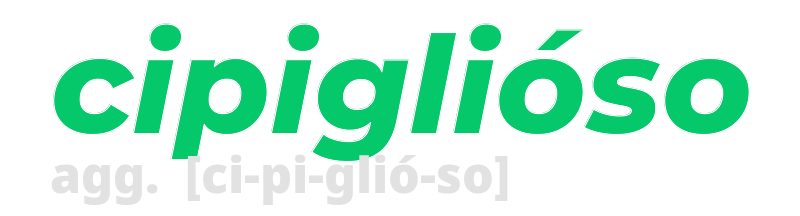 cipiglioso