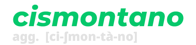 cismontano