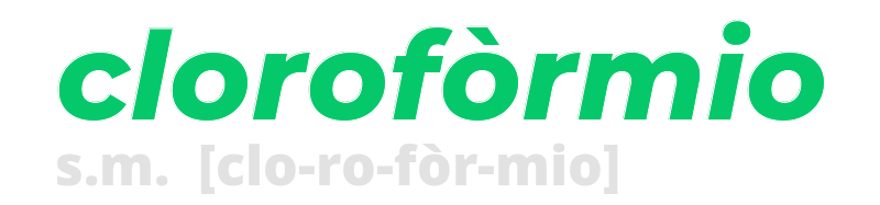 cloroformio