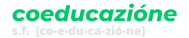 coeducazione