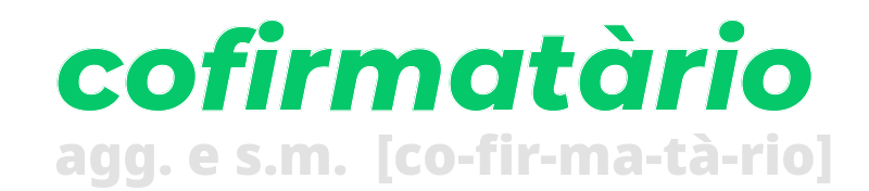 cofirmatario