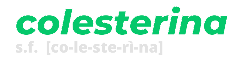 colesterina