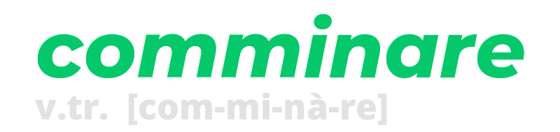 comminare