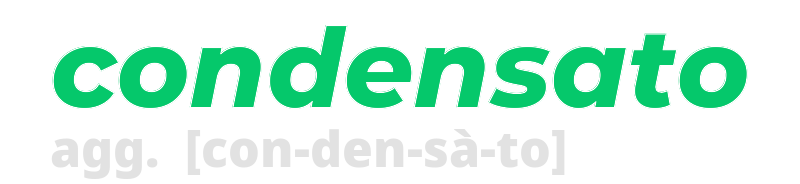 condensato