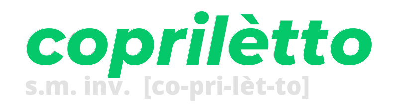 copriletto