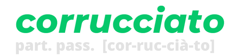 corrucciato