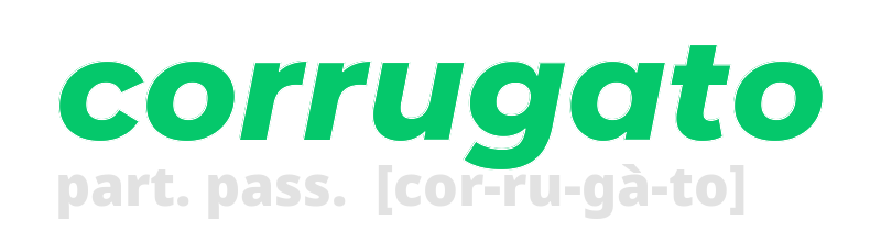 corrugato