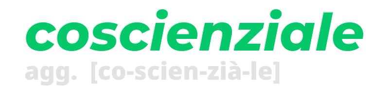 coscienziale