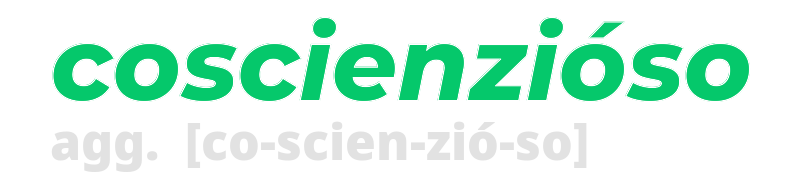 coscienzioso