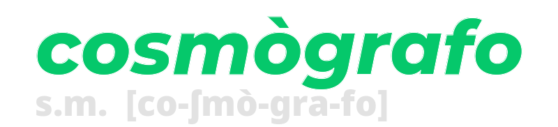 cosmografo