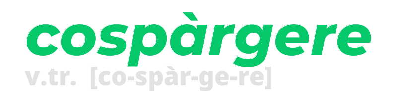 cospargere
