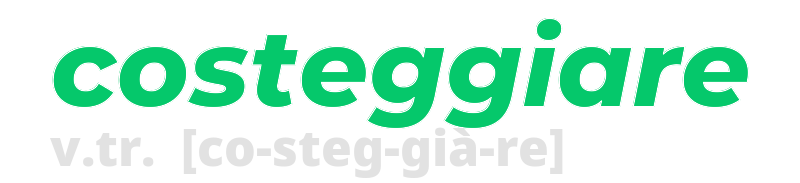 costeggiare