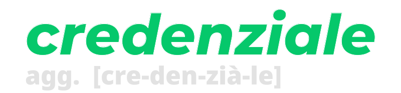 credenziale