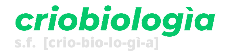 criobiologia