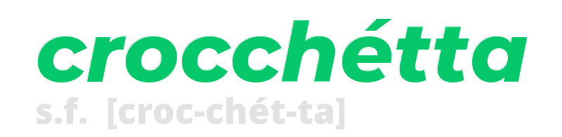 crocchetta