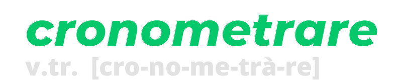 cronometrare