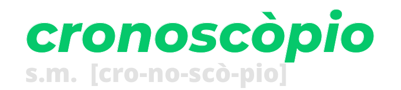 cronoscopio