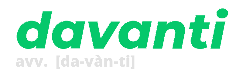 davanti