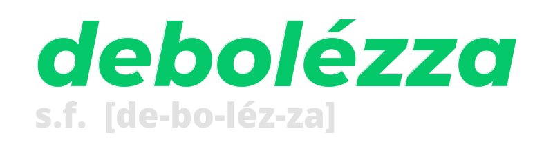 debolezza