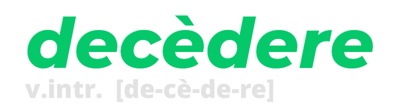 decedere