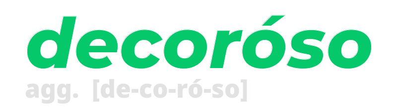 decoroso