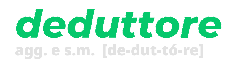 deduttore