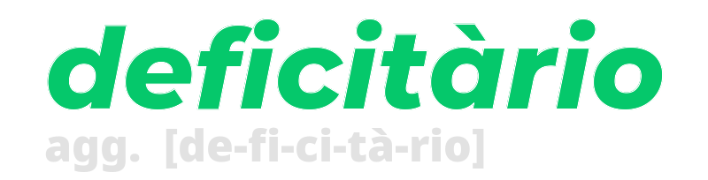 deficitario