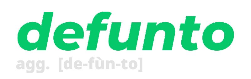 defunto