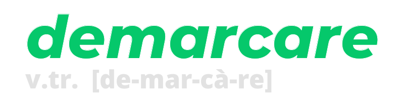 demarcare