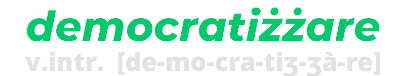 democratizzare