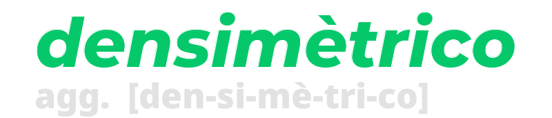 densimetrico