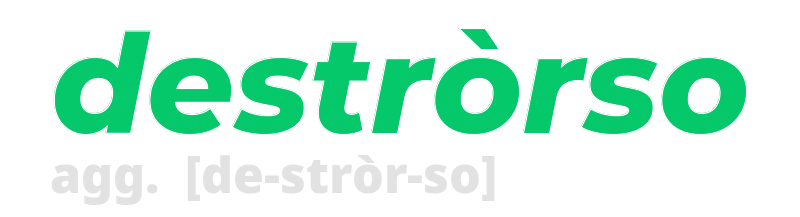 destrorso