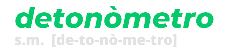 detonometro