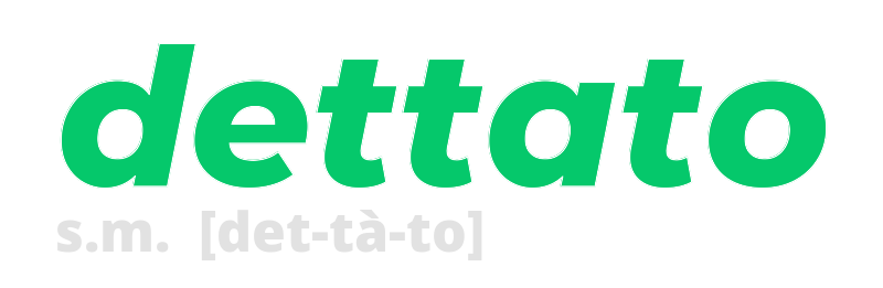 dettato